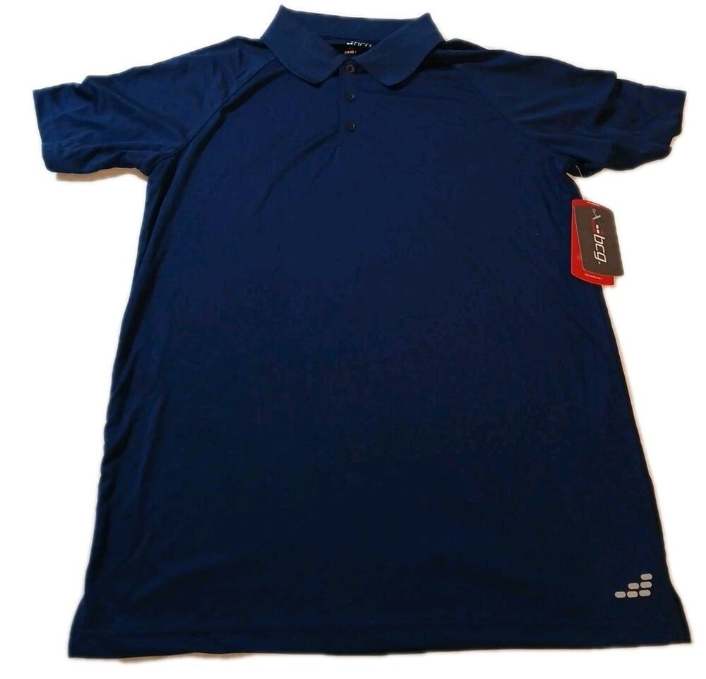 BCG Performance Short Sleeve Navy Blue Polo Shirt Boy’s XL (18/20)